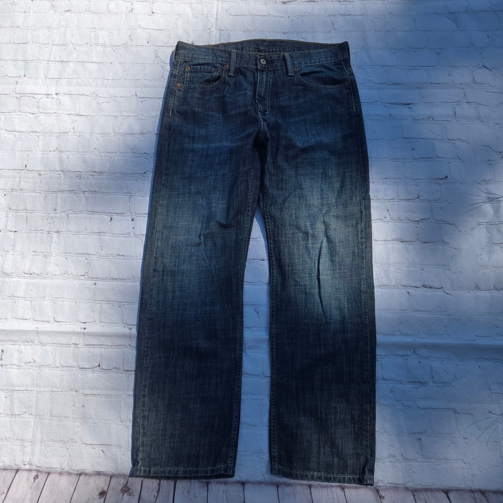 Levis 569 Loose Straight Leg Jeans Mens 32x32 Dark Wash Denim y2k baggy skater